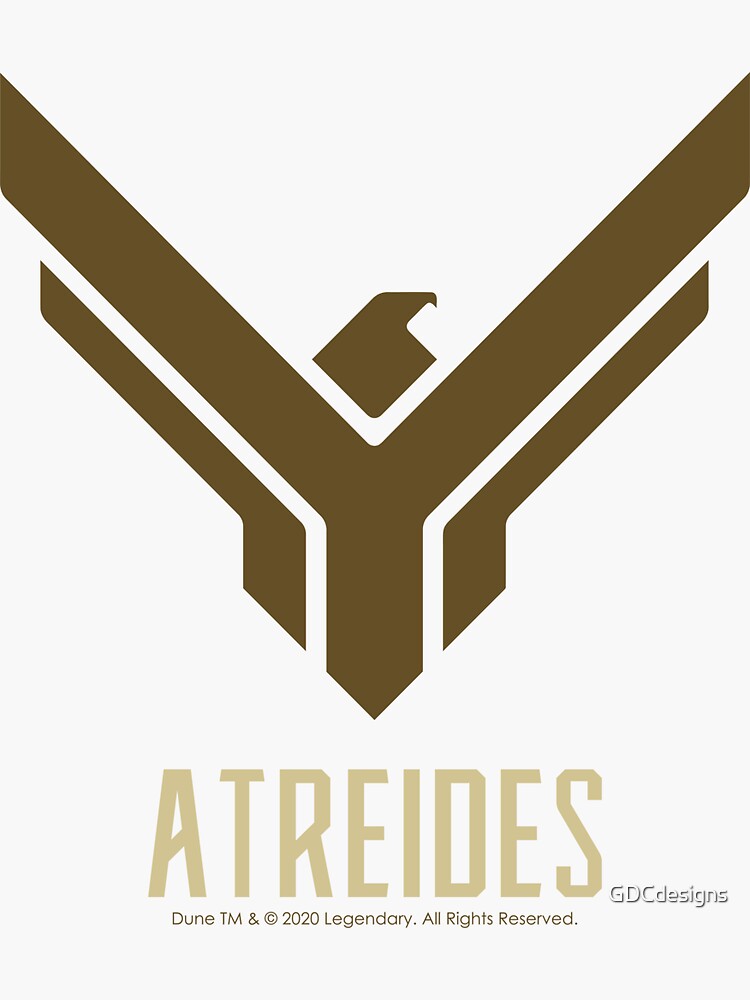 "Atreides House Art Design Dune (2020 film)" Sticker for Sale by