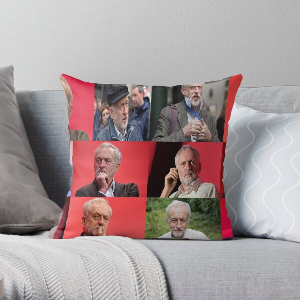 Jeremy Corbyn Throw Pillow