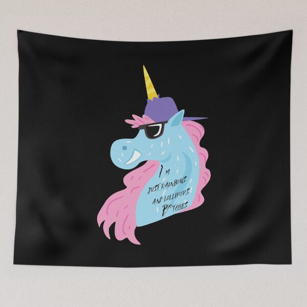 Item preview, I'm Just Rainbows and Lollipops B*tches/National Unicorn Day designed and sold by goodguy53.
