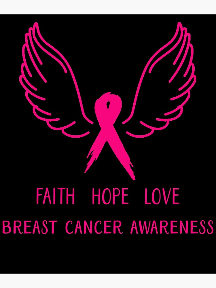 Faith Love Hope Breast Cancer Pink Ribbon Leggings for Men