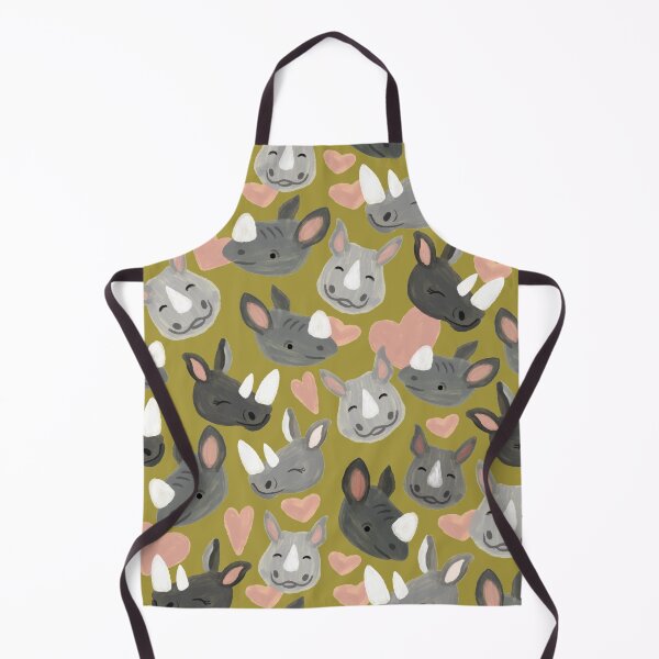 Item preview, Happy Rhino Family - Olive designed and sold by Meredith Ann.