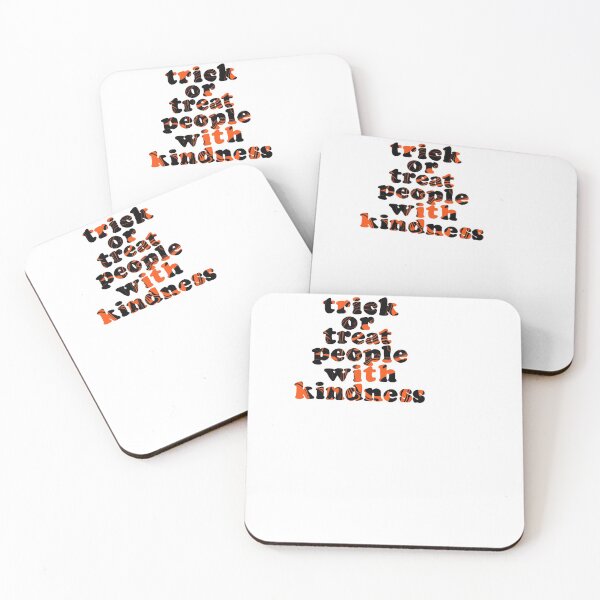 Item preview, trick or treat people with kindness designed and sold by erinb-art.