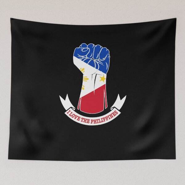 Item preview, Love Palestine With Philippines Flag In A Raised Fist designed and sold by mamatgaye.