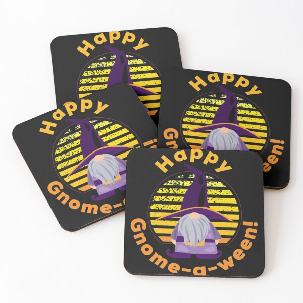 Item preview,  Quarantineoween Happy Gnome a Ween Halloween Sunset Curve designed and sold by PupnkittyMania ⭐⭐⭐⭐⭐.