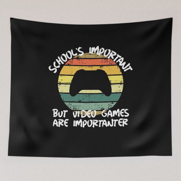 Item preview, School Is Important But Video Games Are Importanter designed and sold by Not A Typical  Teacher.