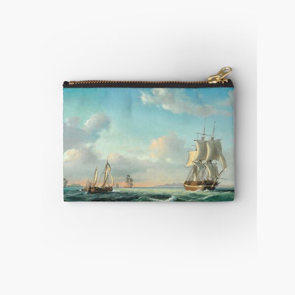 Item preview, The Sailing Ship Johanna and other Vessels in Sundet off Kronborg Castle - Anton Melbye - 1849 designed and sold by CJET.