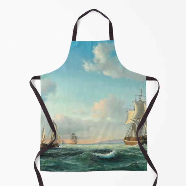 Item preview, The Sailing Ship Johanna and other Vessels in Sundet off Kronborg Castle - Anton Melbye - 1849 designed and sold by CJET.