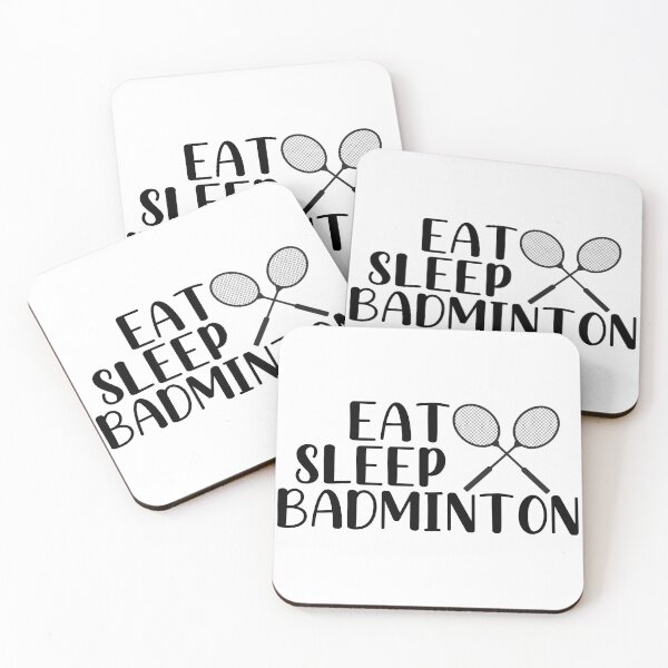 Item preview, Eat Sleep Badminton Racket designed and sold by SawDawDesigns.
