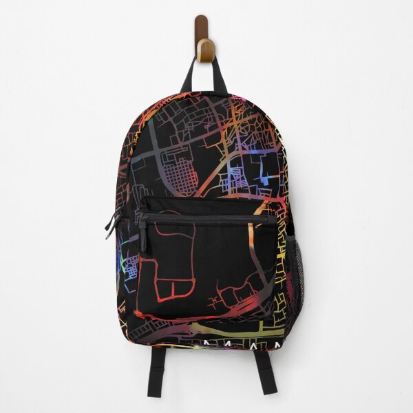 Item preview, Manama City Street Map Dark Mode designed and sold by map-lover.