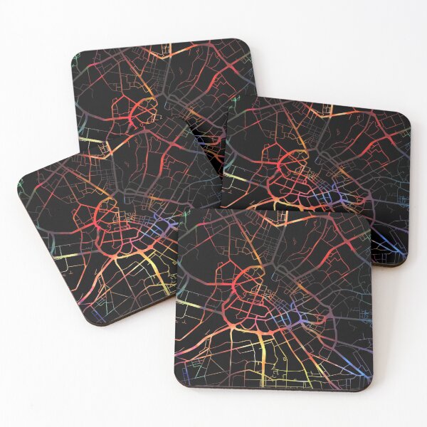 Item preview, Manchester City Street Map Dark Mode designed and sold by map-lover.