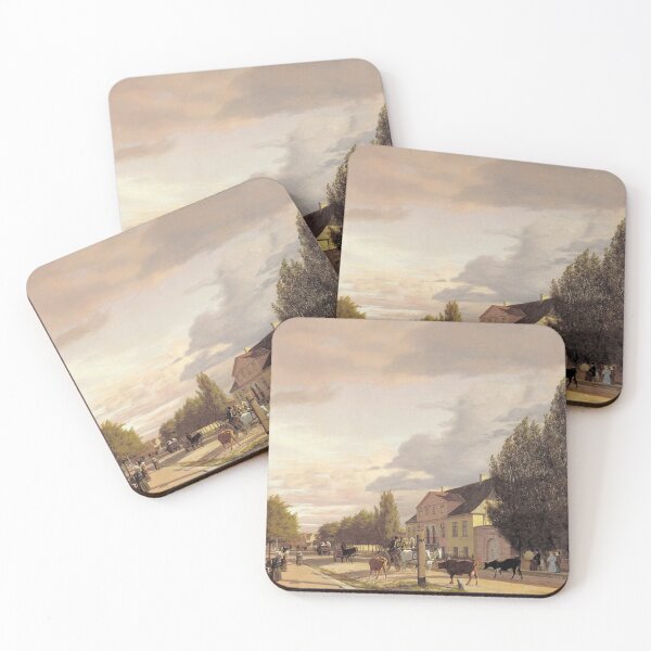 Item preview, View of a Steet in Østerbro outside Copenhagen - Christen Kobke - 1836 designed and sold by CJET.