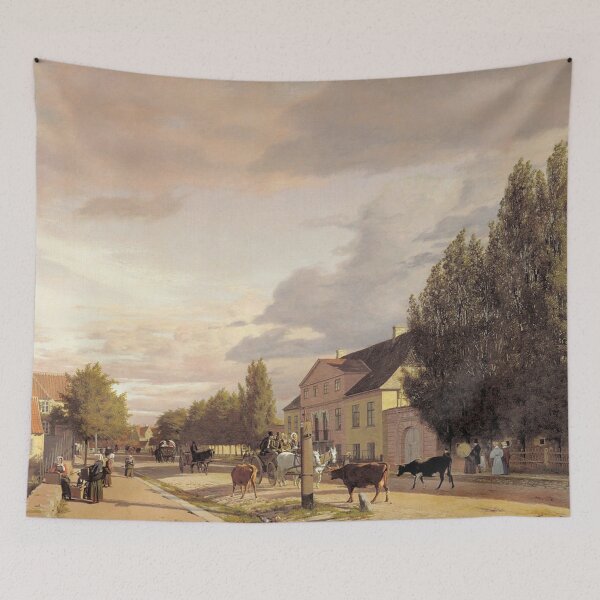 Item preview, View of a Steet in Østerbro outside Copenhagen - Christen Kobke - 1836 designed and sold by CJET.