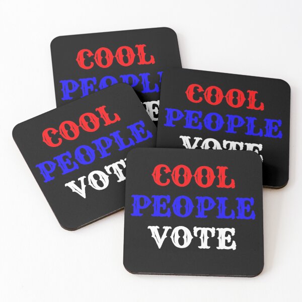 Item preview, Cool People Vote designed and sold by WildeandCo.