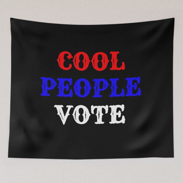 Item preview, Cool People Vote designed and sold by WildeandCo.