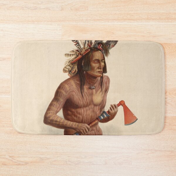 Item preview, Mato-Tope, Adorned with the Insignia of his Warlike Deeds - Karl Bodmer - 1843 designed and sold by CJET.