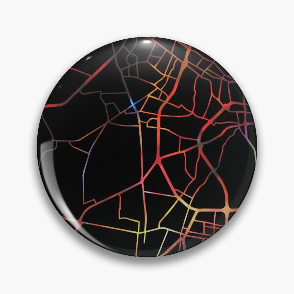 Artikelvorschau, Maracaibo City Street Map Dunkler Modus entworfen und verkauft von map-lover.