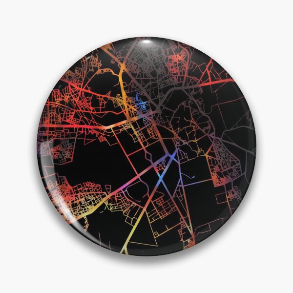 Item preview, Marrakesh City Street Map Dark Mode designed and sold by map-lover.