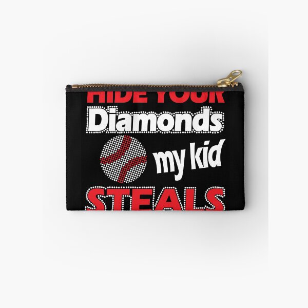 Item preview, BASEBALL - Hide Your Diamonds My Kid Steals designed and sold by SergeantSwagger.