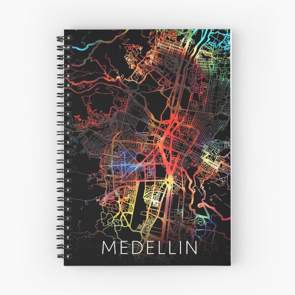 Item preview, Medellin City Street Map Dark Mode designed and sold by map-lover.