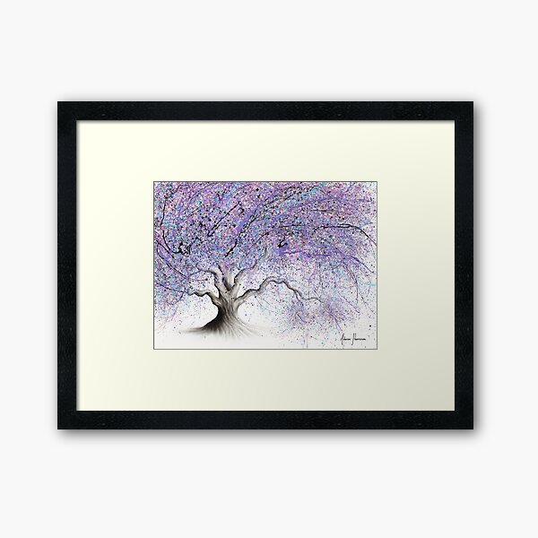 Bubblegum Tree Framed Art Print