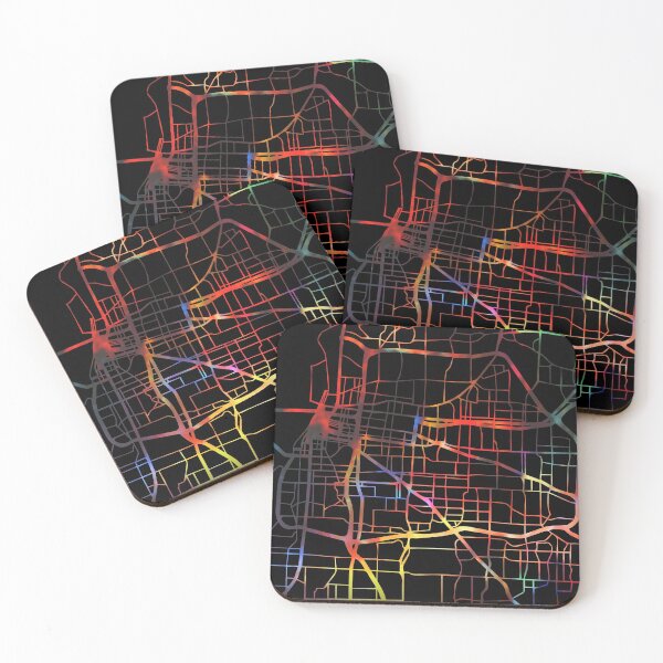 Item preview, Memphis City Street Map Dark Mode designed and sold by map-lover.
