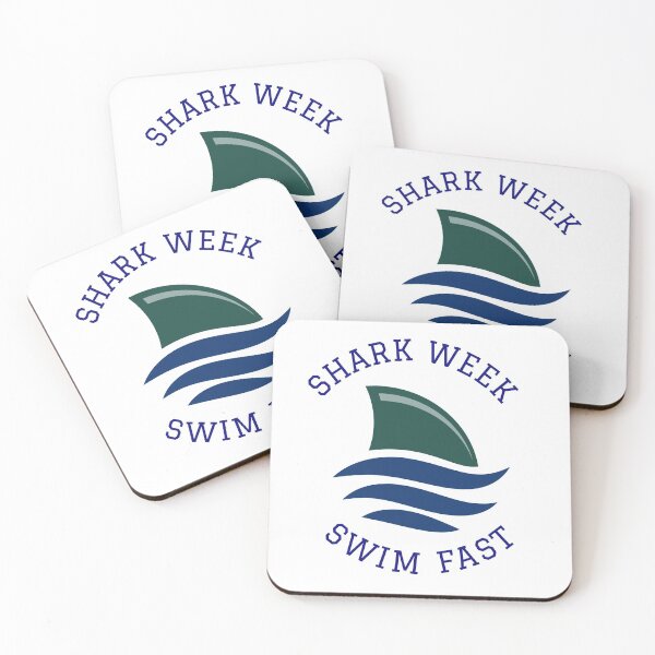 Item preview, Shark week - swim fast designed and sold by LidaRayArt.