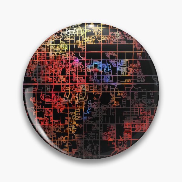 Item preview, Mesa City Street Map Dark Mode designed and sold by map-lover.