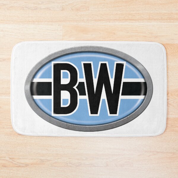 Item preview, Botswana International Vehicle Code Metal Plate designed and sold by travelwitheric.