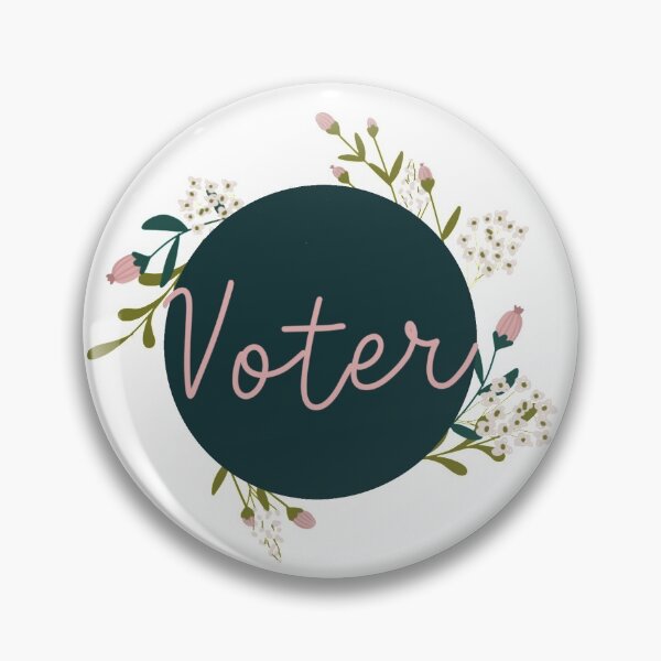 Item preview, Voter floral wreath dark green  designed and sold by leahcreates.