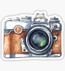 Watercolor Camera Sticker