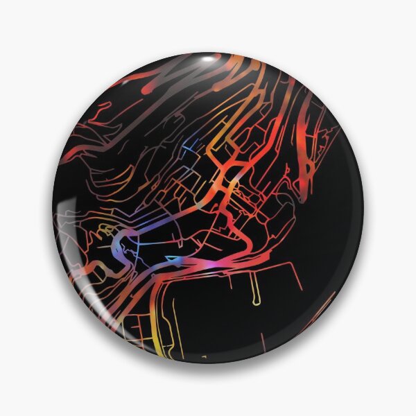 Item preview, Monaco City Street Map Dark Mode designed and sold by map-lover.