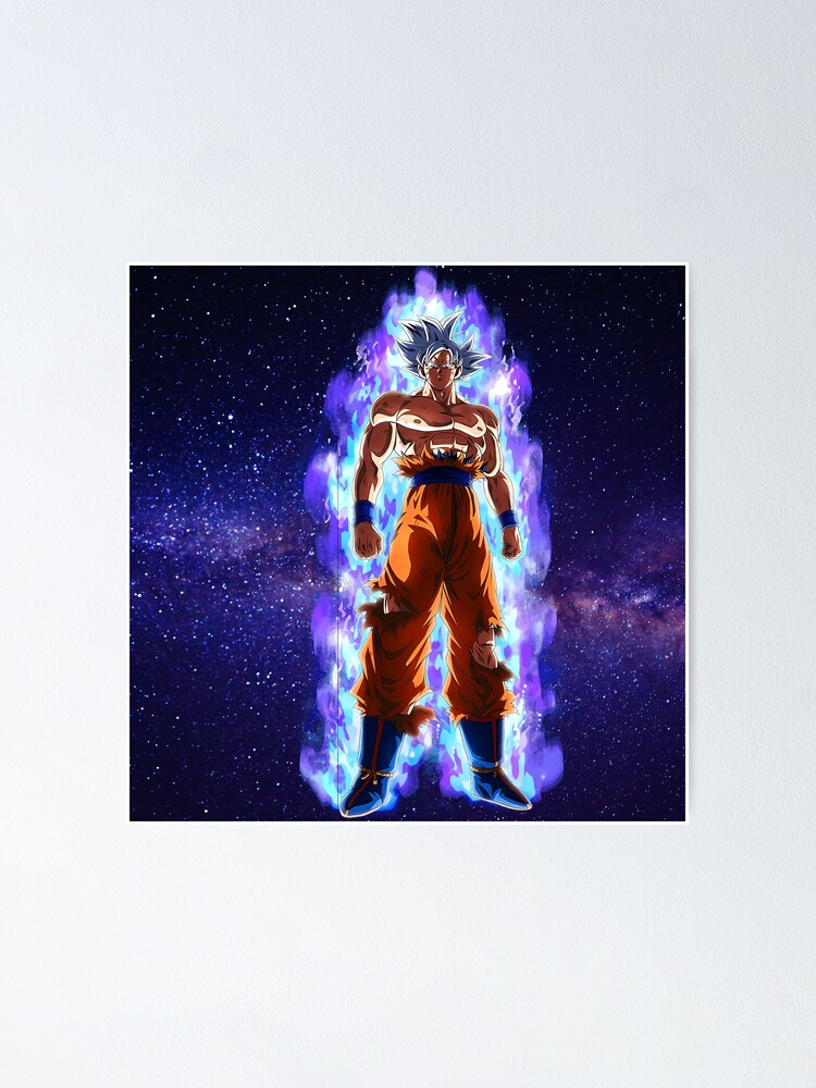 Dragon Ball Super Goku Ultra Instinct Final Form Poster By Maystro Design Redbubble