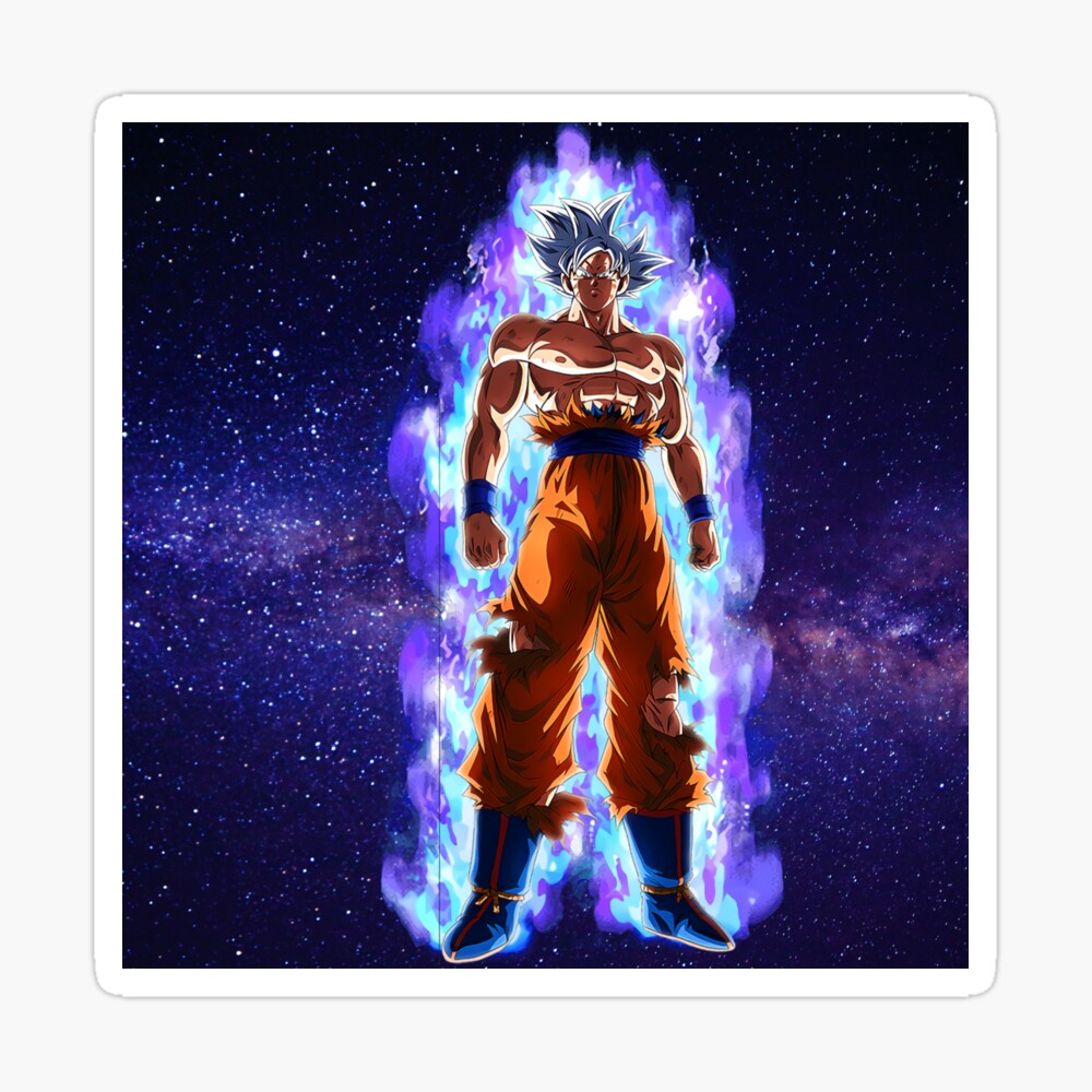 Dragon Ball Super Goku Ultra Instinct Final Form Poster By Maystro Design Redbubble