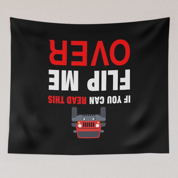 Item preview, If You Can Read This Flip Me Over Design designed and sold by MerchLovers.