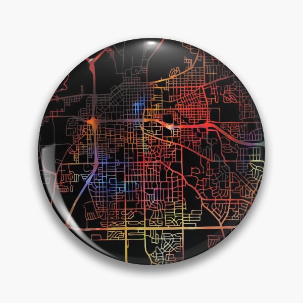 Item preview, Montgomery City Street Map Dark Mode designed and sold by map-lover.