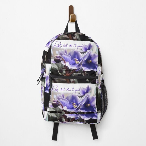 Item preview, Rest, but don't quit, violet flower blooms photography designed and sold by VondasCreations.