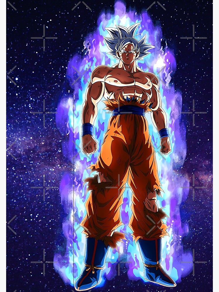 Dragon Ball Super Goku ultra instinct final form Postcard by
