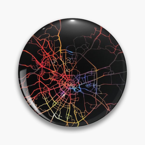 Item preview, Moscow City Street Map Dark Mode designed and sold by map-lover.