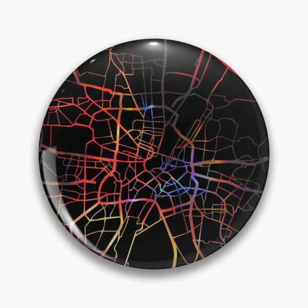 Item preview, Munich City Street Map Dark Mode designed and sold by map-lover.