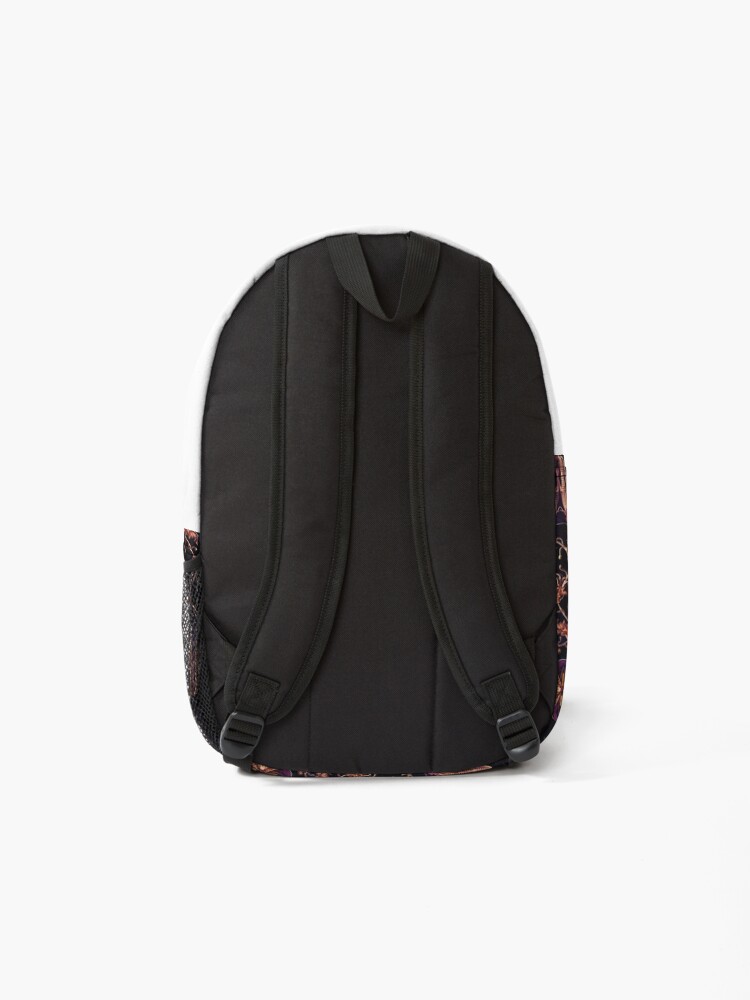 Alternate view of Ctenophorae and Comb Jelly in Harvest Colors Backpack