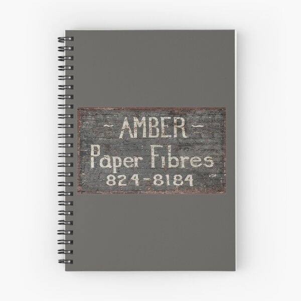 Item preview, AMBER Paper Fibres sign designed and sold by Val Goretsky.