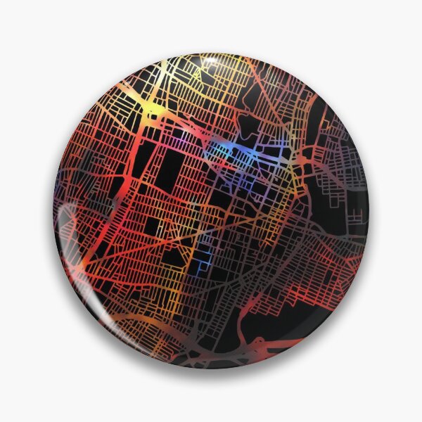 Item preview, Newark City Street Map Dark Mode designed and sold by map-lover.