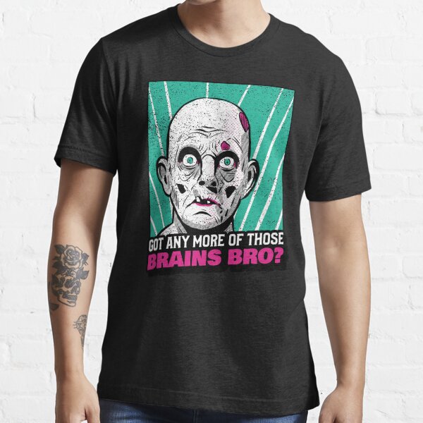 Vista previa del artículo con la obra «Camiseta Zombie Brain», diseñado y vendido por CadeTX.