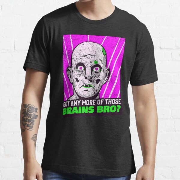 Vista previa del artículo con la obra «Camiseta Zombie Brain», diseñado y vendido por CadeTX.