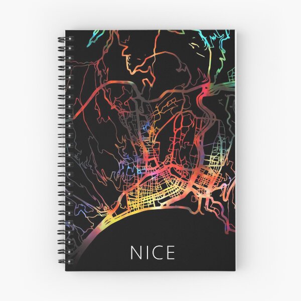 Item preview, NIce City Street Map Dark Mode designed and sold by map-lover.