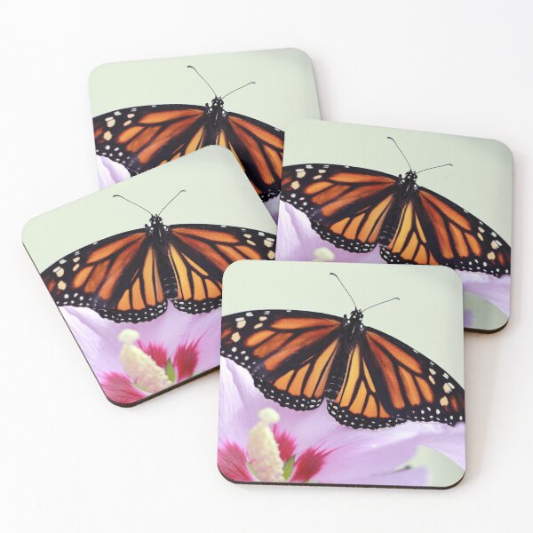 Item preview, Monarch on Rose of Sharon designed and sold by StampCity.