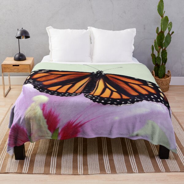 Item preview, Monarch on Rose of Sharon designed and sold by StampCity.