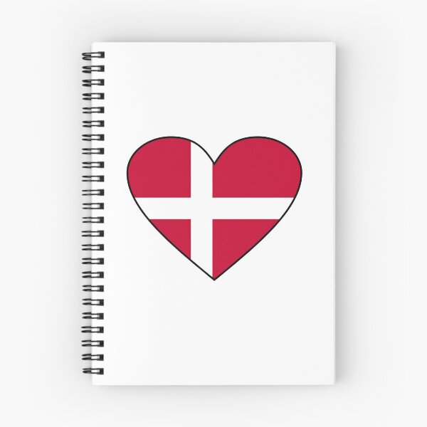 Item preview, Denmark Flag. Danish Flag. Love Denmark Heart Flag. Dannebrog  designed and sold by GraceTee.