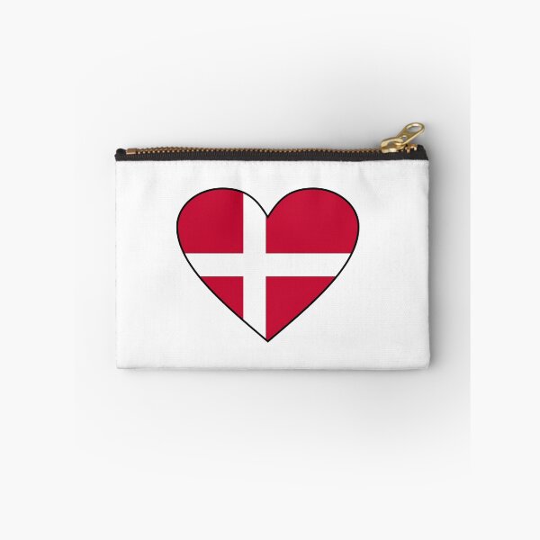 Item preview, Denmark Flag. Danish Flag. Love Denmark Heart Flag. Dannebrog  designed and sold by GraceTee.