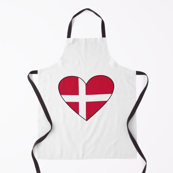 Item preview, Denmark Flag. Danish Flag. Love Denmark Heart Flag. Dannebrog designed and sold by GraceTee.